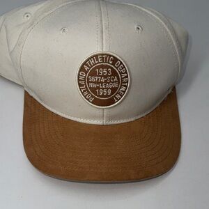 H&M unisex hate faux suede Two-Tone Baseball Cap